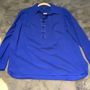 Lauren Royal Blue Blouse